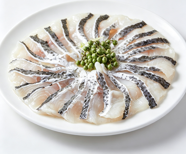 Artfully Sliced Fish Fillets